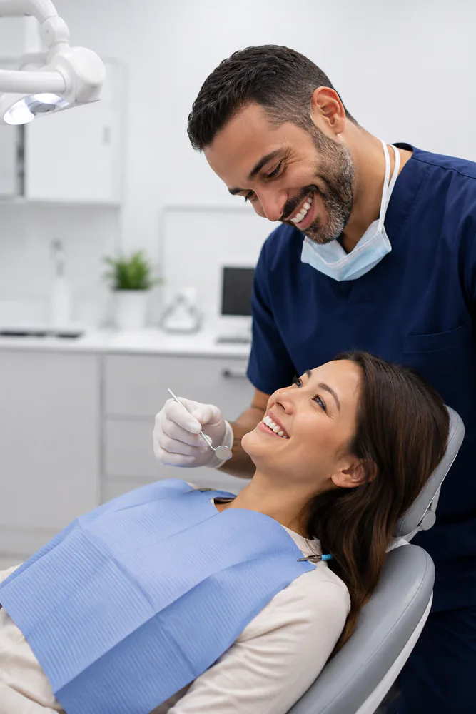 Oral cancer screening at Caln Family Dental